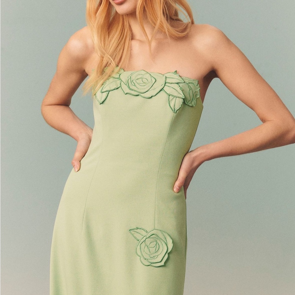 Leo Lin Rayna dress in Jupiter green size 4